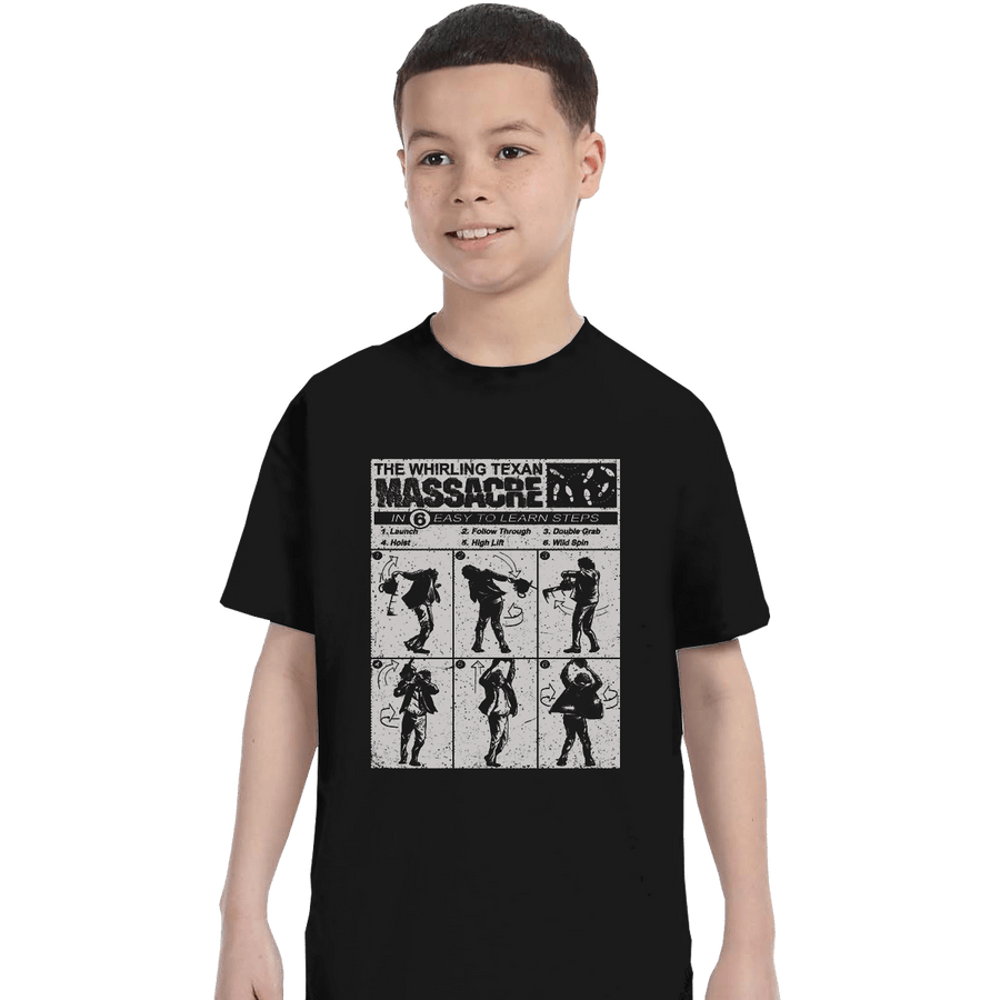Shirts T-Shirts, Youth / XL / Black Texan Massacre Dance