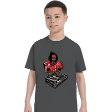 Load image into Gallery viewer, Secret_Shirts T-Shirts, Youth / XS / Charcoal DJ Sho Nuff
