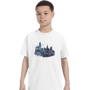 Shirts T-Shirts, Youth / XL / White Watercolor School