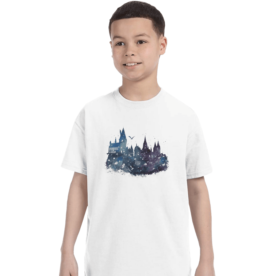 Shirts T-Shirts, Youth / XL / White Watercolor School