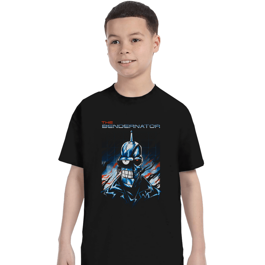 Shirts T-Shirts, Youth / XS / Black Bendernator