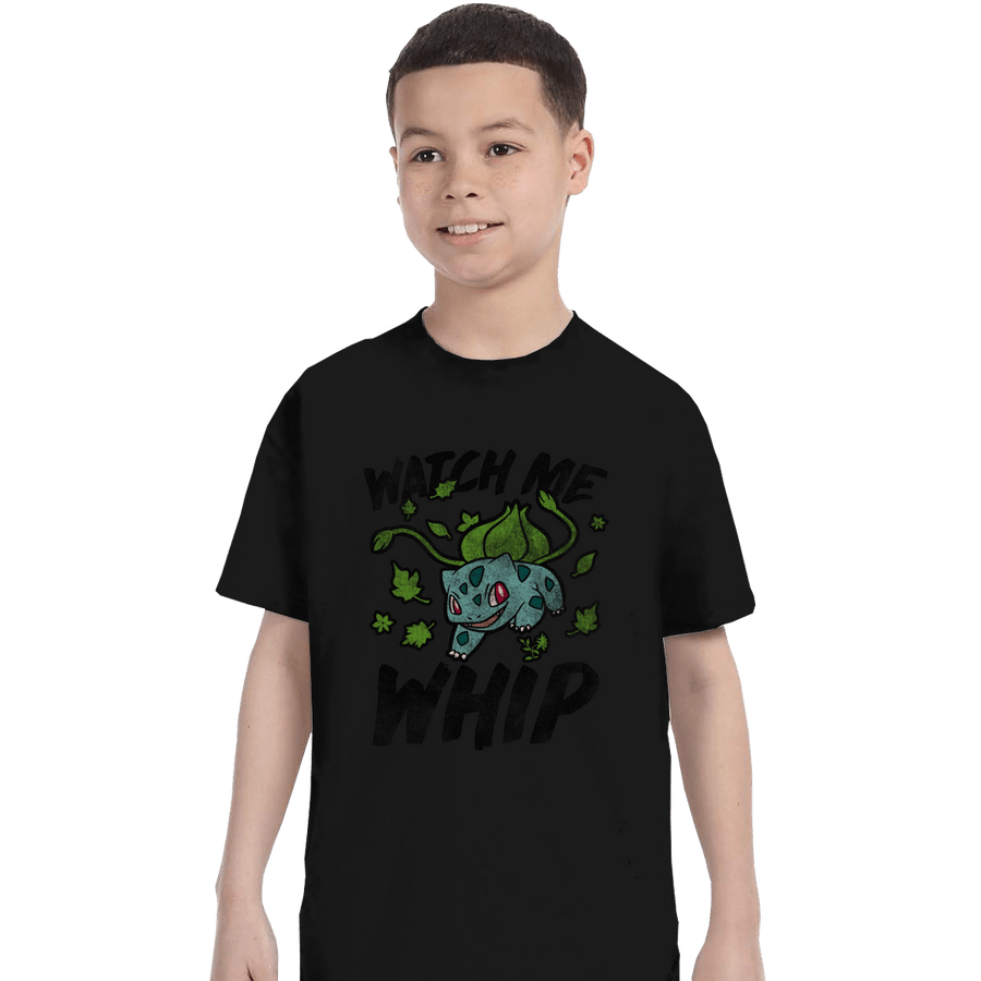 Shirts T-Shirts, Youth / XL / Black Watch Me Whip
