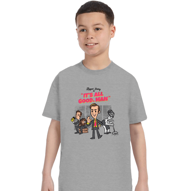 Secret_Shirts T-Shirts, Youth / XS / Sports Grey It's All Good Man