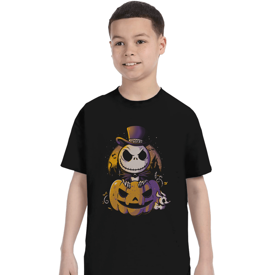 Shirts T-Shirts, Youth / XL / Black Spooky Jack