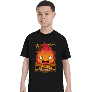 Shirts T-Shirts, Youth / XS / Black Fire Demon