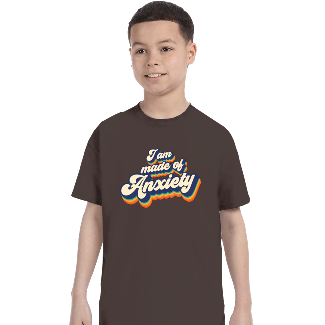 Secret_Shirts T-Shirts, Youth / XS / Dark Chocolate Made Of Anxiety