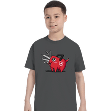 Load image into Gallery viewer, Daily_Deal_Shirts T-Shirts, Youth / XS / Charcoal Swiss Devil

