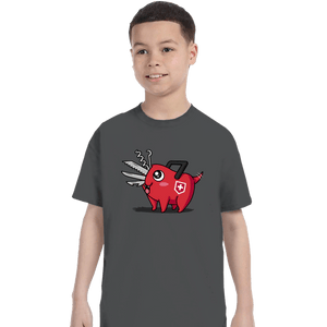 Daily_Deal_Shirts T-Shirts, Youth / XS / Charcoal Swiss Devil
