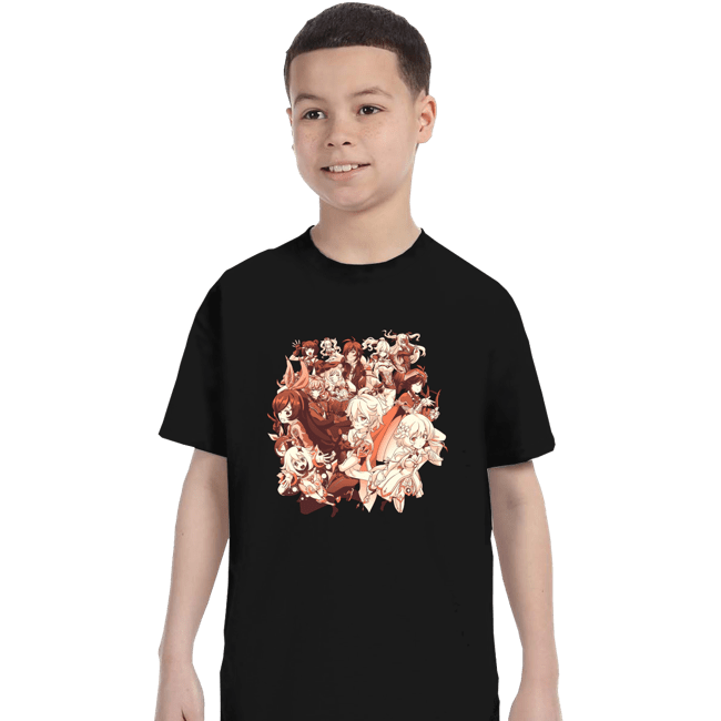 Secret_Shirts T-Shirts, Youth / XS / Black Genshin