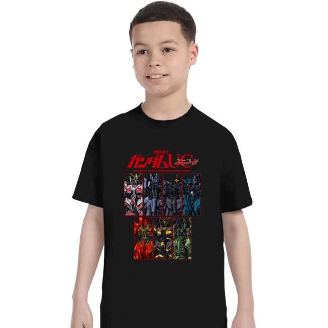 Daily_Deal_Shirts T-Shirts, Youth / XS / Black Gundam UC