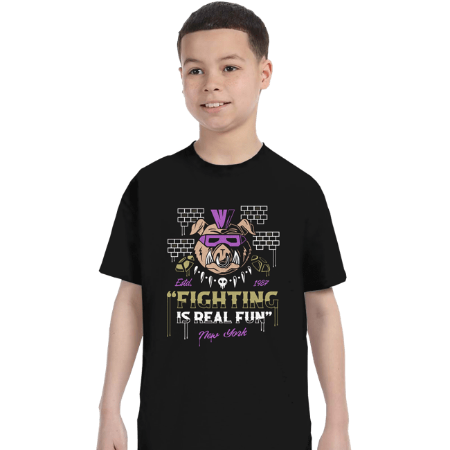 Shirts T-Shirts, Youth / XS / Black New York Punk Pig