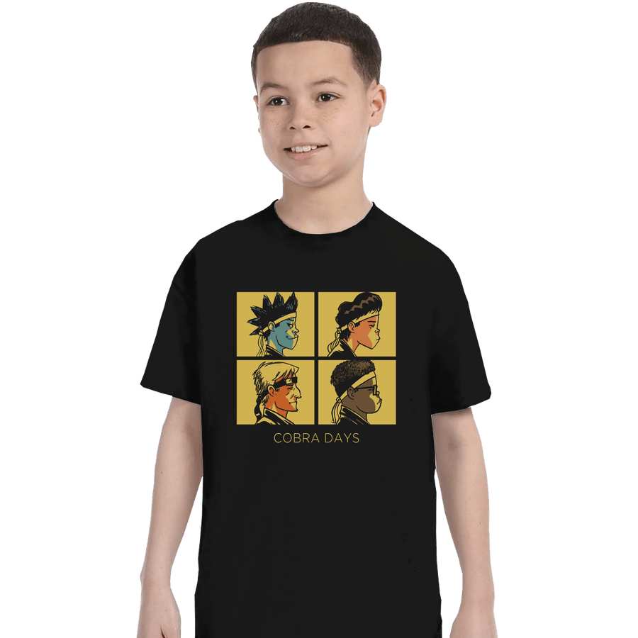 Shirts T-Shirts, Youth / XS / Black Cobra Days