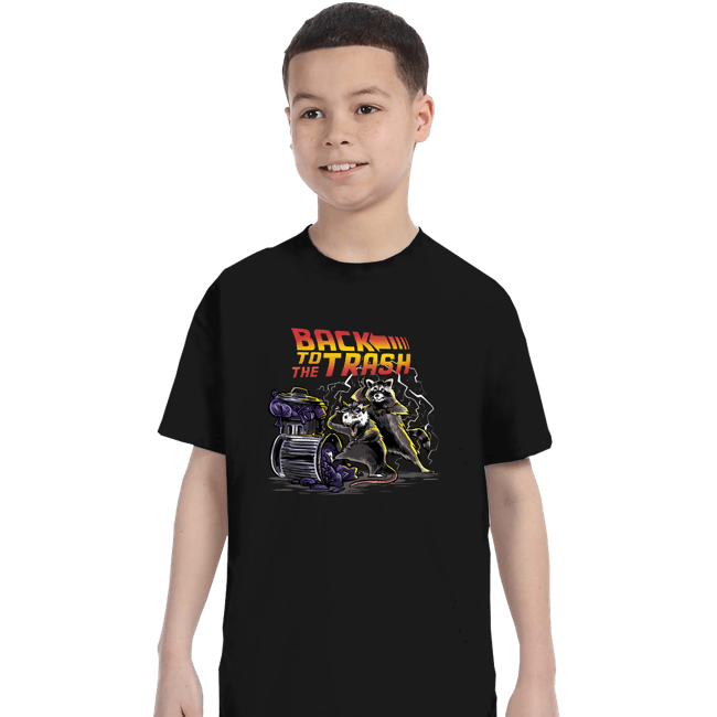 Shirts T-Shirts, Youth / XS / Black Back To The Trash