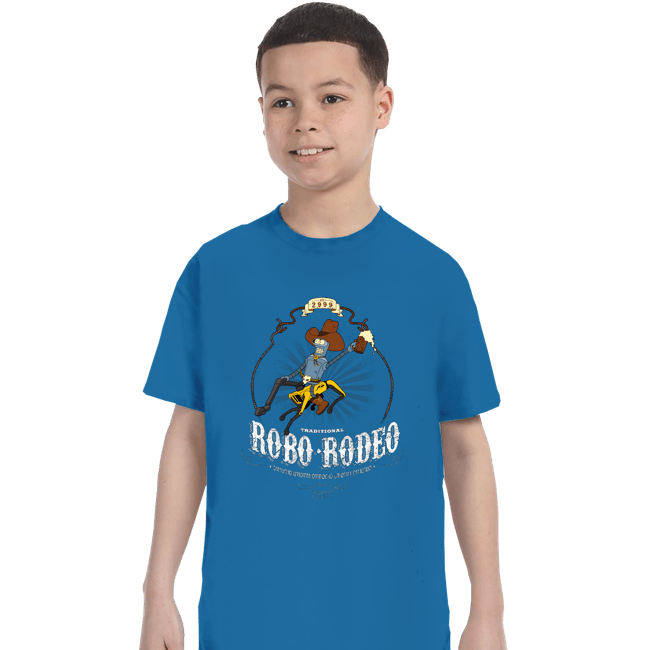 Secret_Shirts T-Shirts, Youth / XS / Sapphire Robo-Rodeo