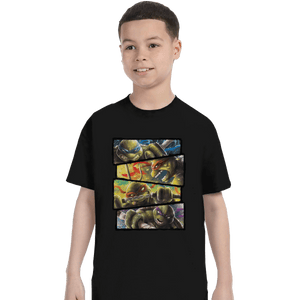Shirts T-Shirts, Youth / XL / Black Turtle Power