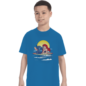 Shirts T-Shirts, Youth / XL / Sapphire Aloha Mermaid
