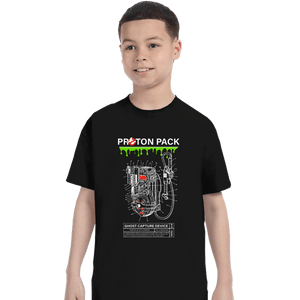 Shirts T-Shirts, Youth / XS / Black Proton Pack