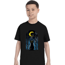 Load image into Gallery viewer, Shirts T-Shirts, Youth / XS / Black Moon Visitor
