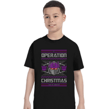 Load image into Gallery viewer, Shirts T-Shirts, Youth / XS / Black Operation Christmas
