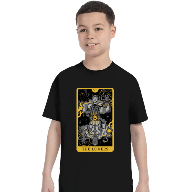 Secret_Shirts T-Shirts, Youth / XS / Black Tarot Lovers