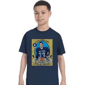Shirts T-Shirts, Youth / XS / Navy Al Bundy Trading Card