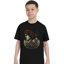 Load image into Gallery viewer, Shirts T-Shirts, Youth / XS / Black Emblem Of The Lion
