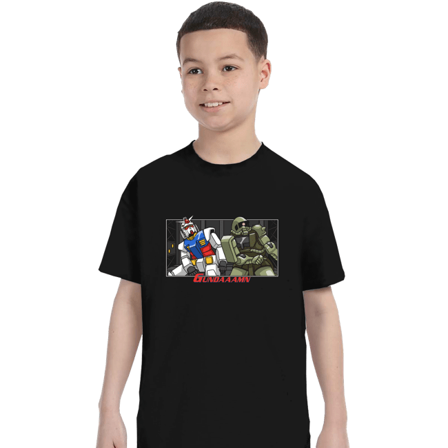 Shirts T-Shirts, Youth / XS / Black Gundamn