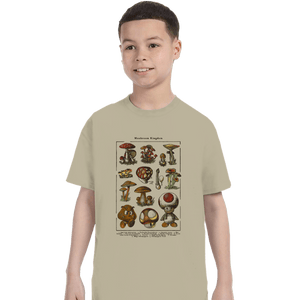 Daily_Deal_Shirts T-Shirts, Youth / XS / Sand Mario Mushrooms