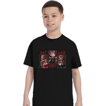 Load image into Gallery viewer, Daily_Deal_Shirts T-Shirts, Youth / XS / Black Eat Prey Love
