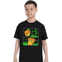 Load image into Gallery viewer, Secret_Shirts T-Shirts, Youth / XS / Black Slice Runner
