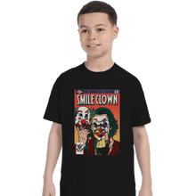 Load image into Gallery viewer, Shirts T-Shirts, Youth / Small / Black Smile Clown
