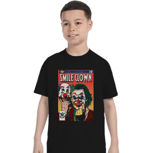 Shirts T-Shirts, Youth / Small / Black Smile Clown
