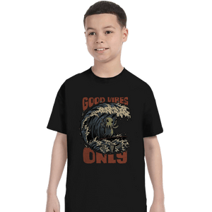 Secret_Shirts T-Shirts, Youth / XS / Black Good Vibes Only