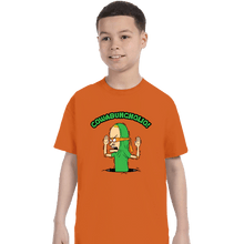 Load image into Gallery viewer, Secret_Shirts T-Shirts, Youth / XS / Orange Cowa-Bungholio!
