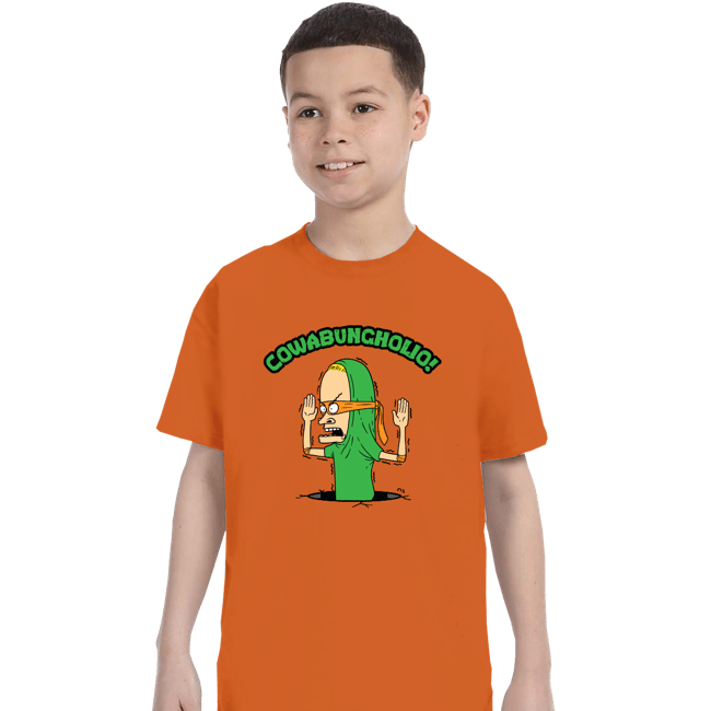 Secret_Shirts T-Shirts, Youth / XS / Orange Cowa-Bungholio!