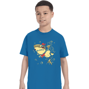 Shirts T-Shirts, Youth / XS / Sapphire Tsundere Shark