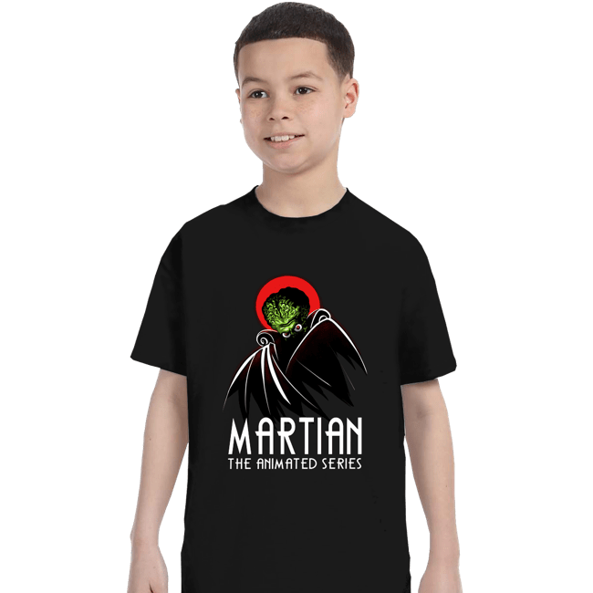 Secret_Shirts T-Shirts, Youth / XS / Black Martian