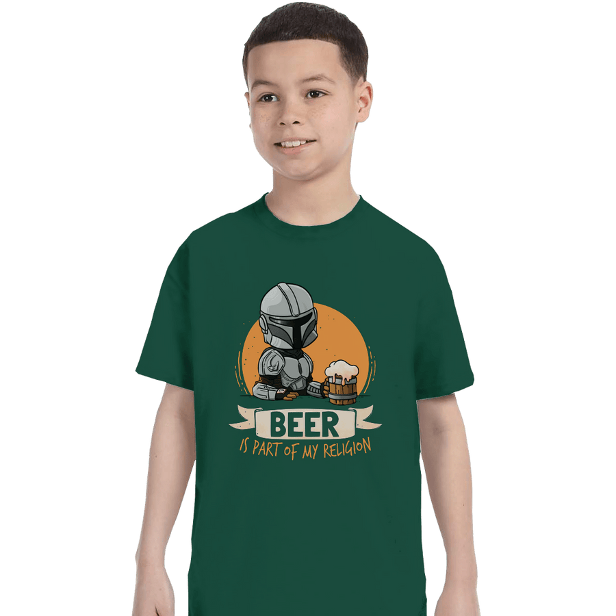Shirts T-Shirts, Youth / XS / Forest Beer Is Part Of My Religion