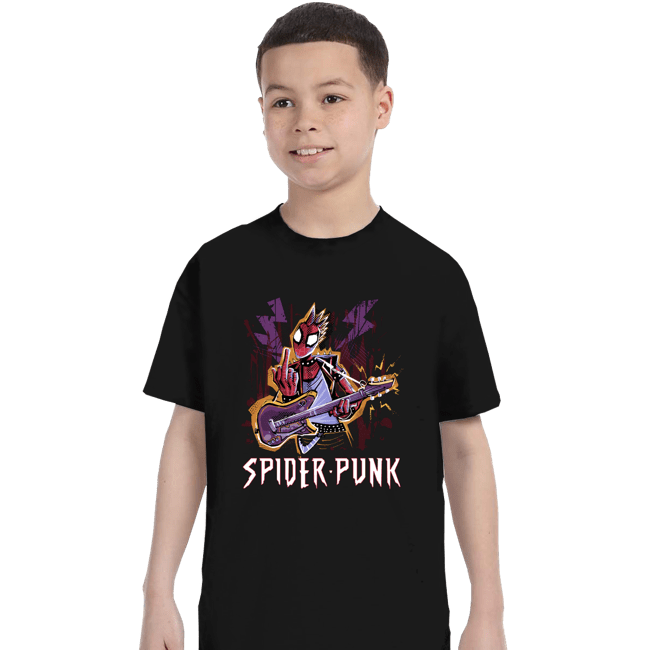 Secret_Shirts T-Shirts, Youth / XS / Black The Spider Punk