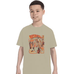 Shirts T-Shirts, Youth / XL / Sand Retro Phonezilla