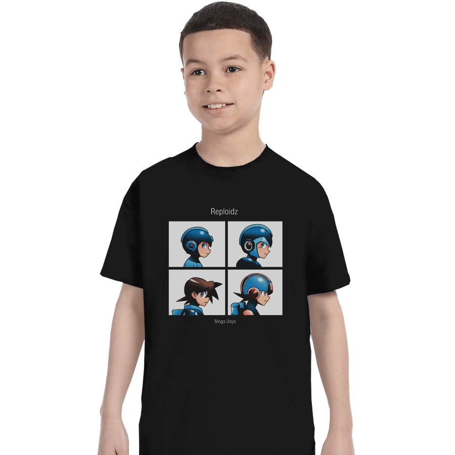 Shirts T-Shirts, Youth / XL / Black Mega Days