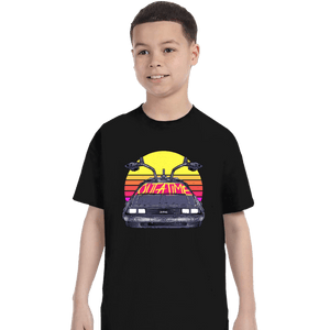 Secret_Shirts T-Shirts, Youth / XS / Black 80s Outatime