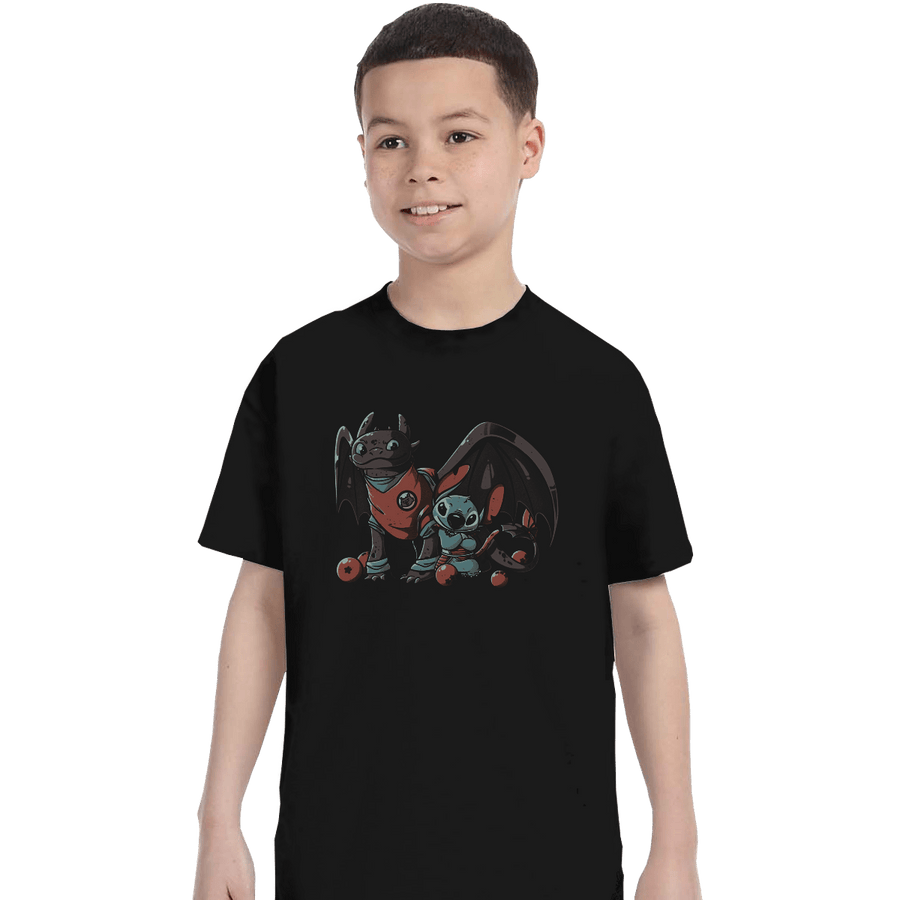 Shirts T-Shirts, Youth / XS / Black Dragon Cuties
