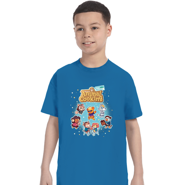 Secret_Shirts T-Shirts, Youth / XS / Sapphire Animal Crossing Cooking
