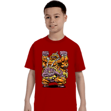 Load image into Gallery viewer, Daily_Deal_Shirts T-Shirts, Youth / XS / Red Mechanical Madman
