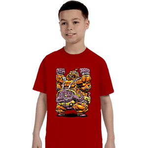 Daily_Deal_Shirts T-Shirts, Youth / XS / Red Mechanical Madman