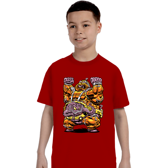Daily_Deal_Shirts T-Shirts, Youth / XS / Red Mechanical Madman