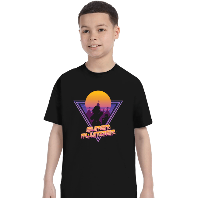 Secret_Shirts T-Shirts, Youth / XS / Black Super Plumber