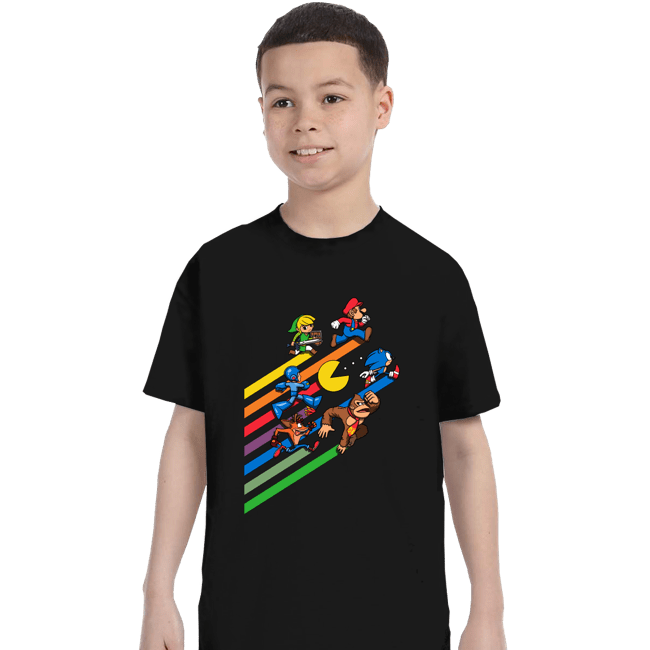 Daily_Deal_Shirts T-Shirts, Youth / XS / Black High Score Streak