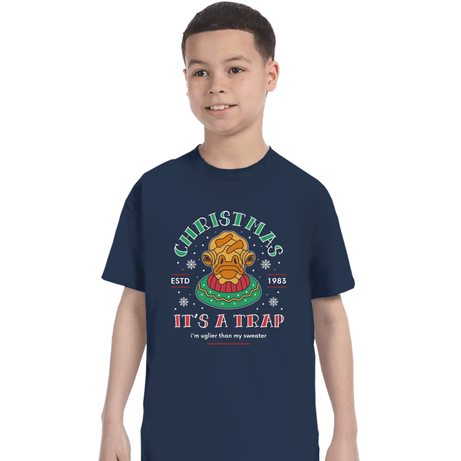 Shirts T-Shirts, Youth / XS / Navy Uglier Than My Sweater